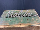 Vtg 1960's Chevy Ii Malibu Emblem Script Badge Original