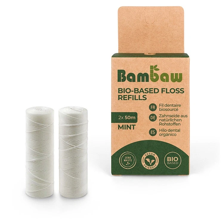 Bambaw Refill Corn Starch Dental Floss - 2 x 50m