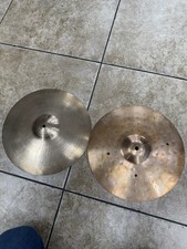 Avedis Zildjian 13 Inch Quick Beat Hi Hat / Bottom Hat Cymbal Set