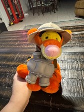 Safari TIGGER Mouseketoys Disney Plush Bean Bag Stuffed Animal Kingdom Tiger
