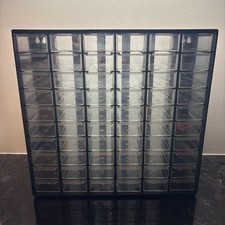 60 Drawer Akro-Mils Small Parts Storage Plastic Organizer Cabinet Bins Complete
