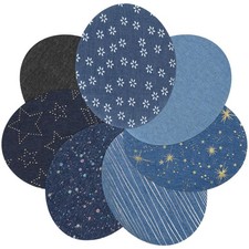 13Pcs Denim Patches Sewing Repair Patches Jeans Patch Iron on Applique for Cl...