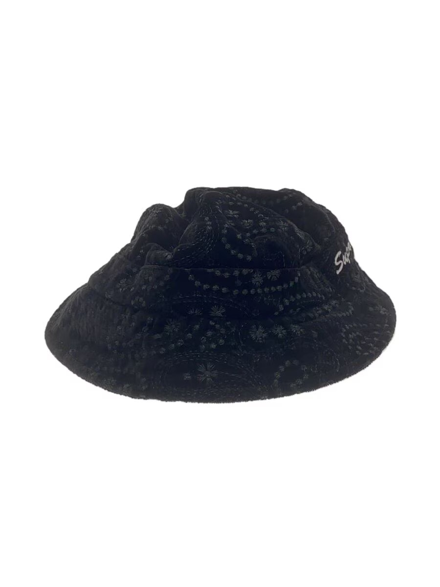 Supreme Velvet Paisley Boonie Bucket Hat L Velvet Blk