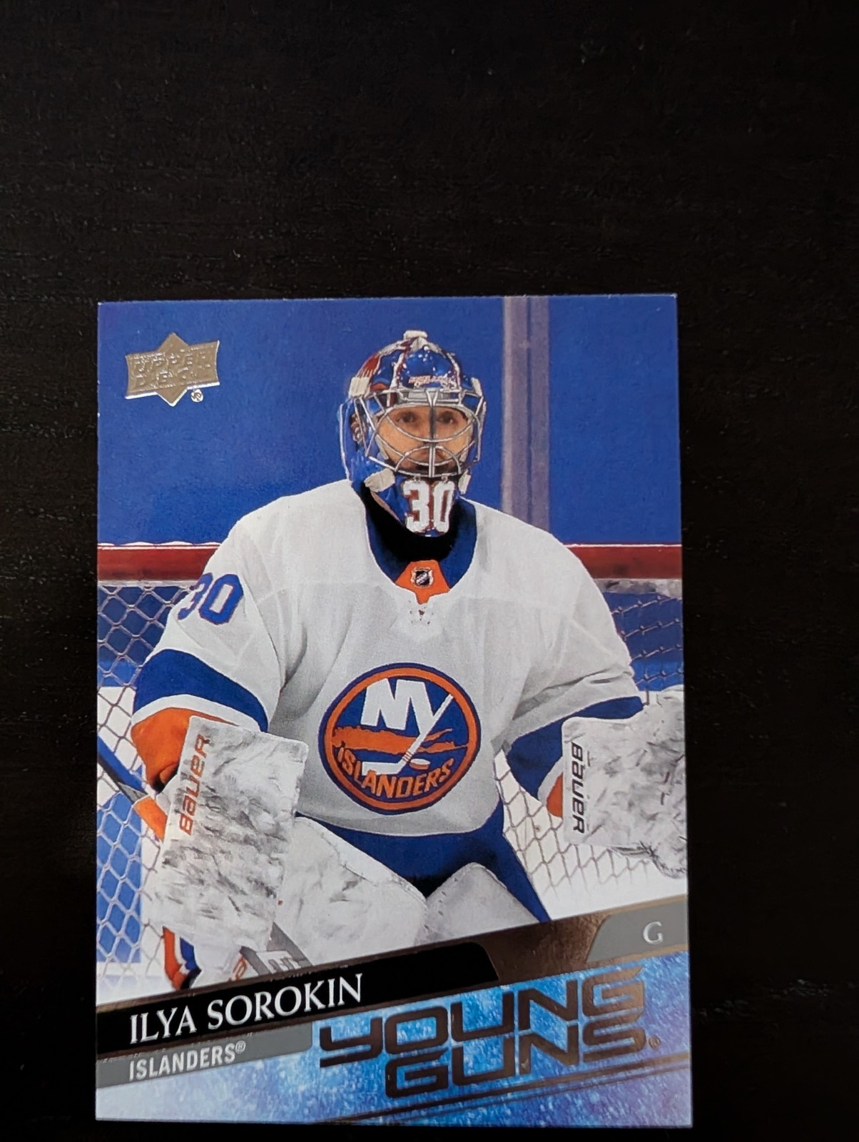 2020-21 Upper Deck Young Guns | Ilya Sorokin RC #461 | Clean Raw