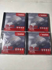 Lot Of 4 IMATION  CD-RW 1x-4x 80 Min/700 MB Compatible Disc w/ Case New & Sealed