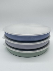 Elk and Friends Stainless Steel Divided Plates with Silicone Sleeve And Lid