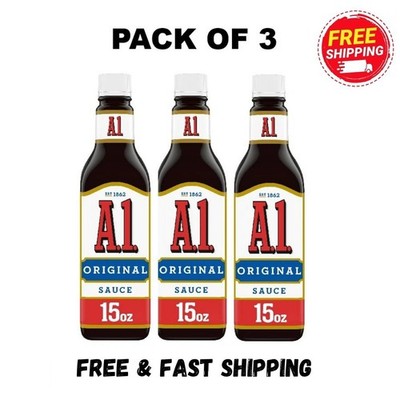 A.1. Original Sauce, 15 oz. Bottle PACK OF 3