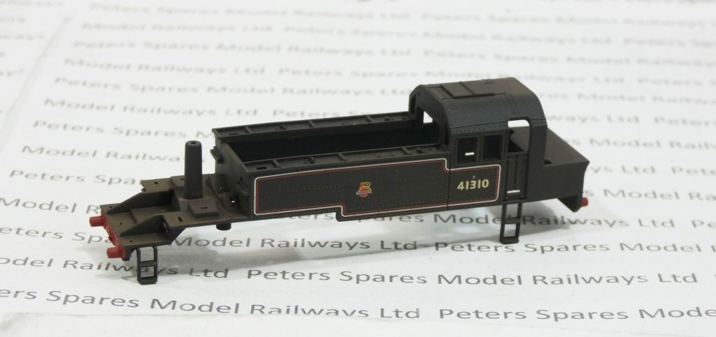 Dapol 116348 Ivatt N Gauge Loco Body Black Lined Weathered Early 41310