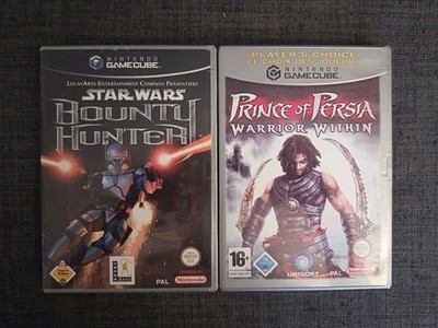   Nintendo GameCube | Star Wars Bounty Hunter + Prince of Persia Warrior Within