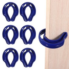 6 PCS Door Pinch Guard, Door Slam Stopper Finger Slam Preventer, Dark Blue