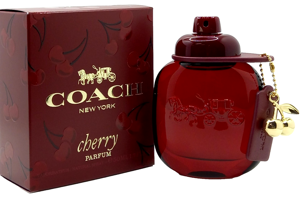 COACH CHERRY PARFUM SPRAY FOR WOMEN 1.7 Oz / 50 ml BRAND NEW IN