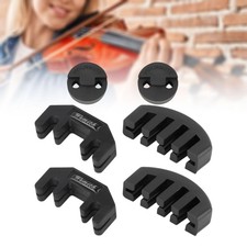 6x Violin D&auml;mpfer Gummi Ersatz Werkzeug Instrument Teile Violine