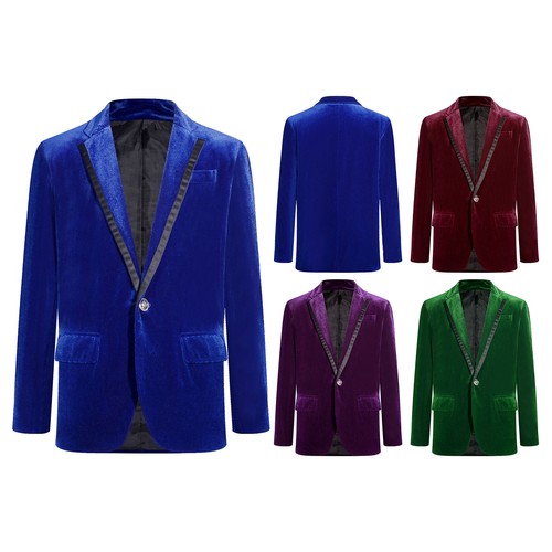 US Kids Boys Suit Graduation Blazer Party Coat Dress Up Tops Pageant Outwear - Picture 7 of 57