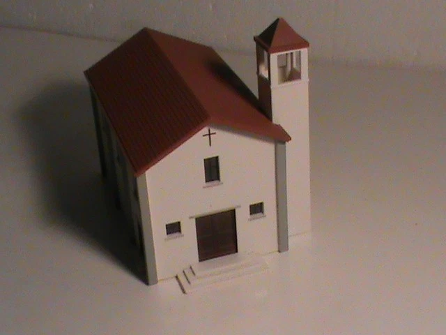 Église Jouef HO échelle 1/87 - Réf. 3619 - Décor Vintage Pour Circuit De Train - Occasion