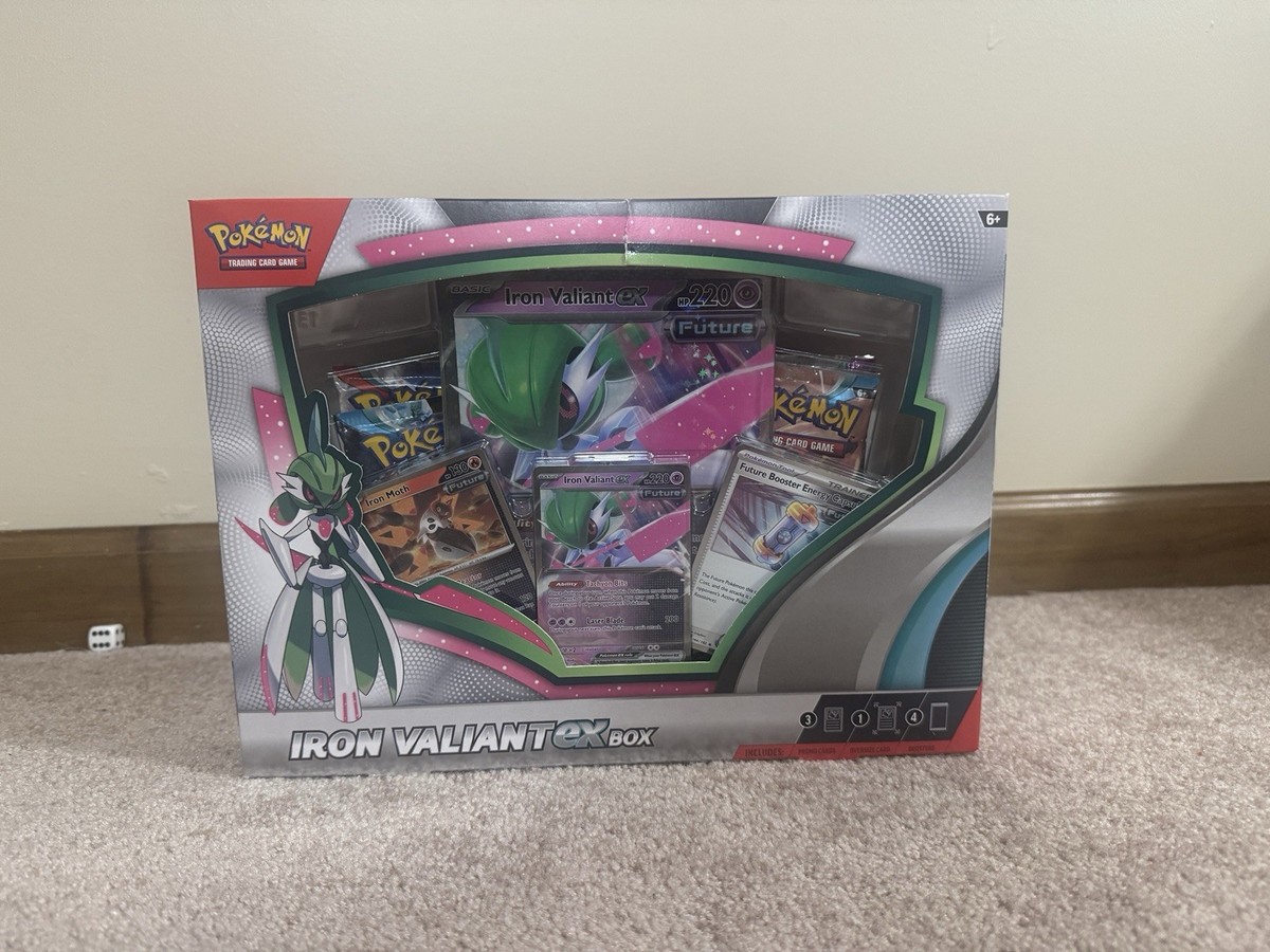 iron valiant booster box Pokemon TCG ex : Toys & Games Dive into the clouds and explore a land that appears to be unbound by time Pokmon TCG: Roaring Moon ex