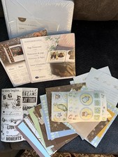 Creative Memories 7 x 7 album Light Blue, Pages, Page Protector Baby Boy Theme