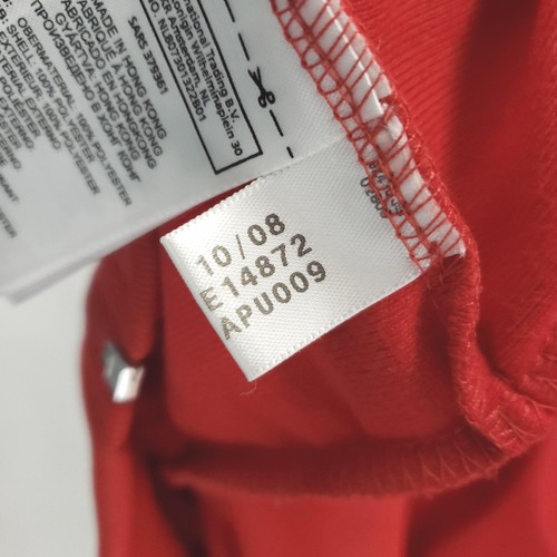 Adidas Track Jacket Mens XL Red Climalite Clima365 3-Stripes Full Zip Athletic - Picture 11 of 15