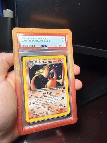 Pokémon TCG Team Rocket Dark Charizard 4/82 Holo Rare PSA 5