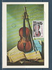 carte  1er jour  la lutherie  75  Paris  et 88  Mirecourt      1979