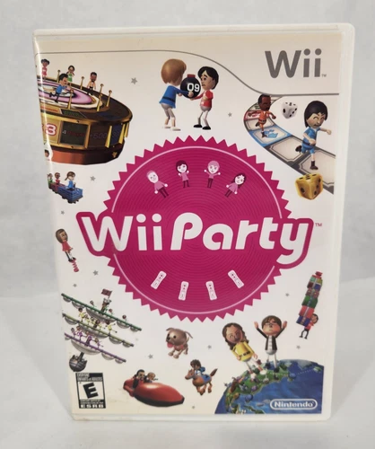 Wii Party (Nintendo Wii, 2010) Complete With Manual