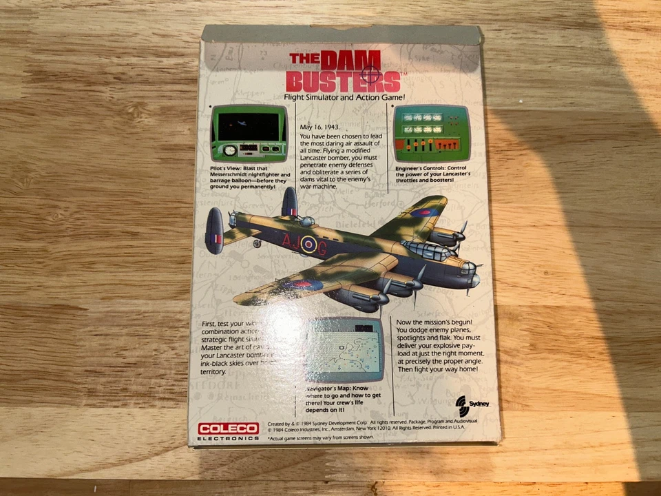 The Dam Busters Coleco Vision ADAM Family Computer System NEW IN BOX - Image 2 of 4