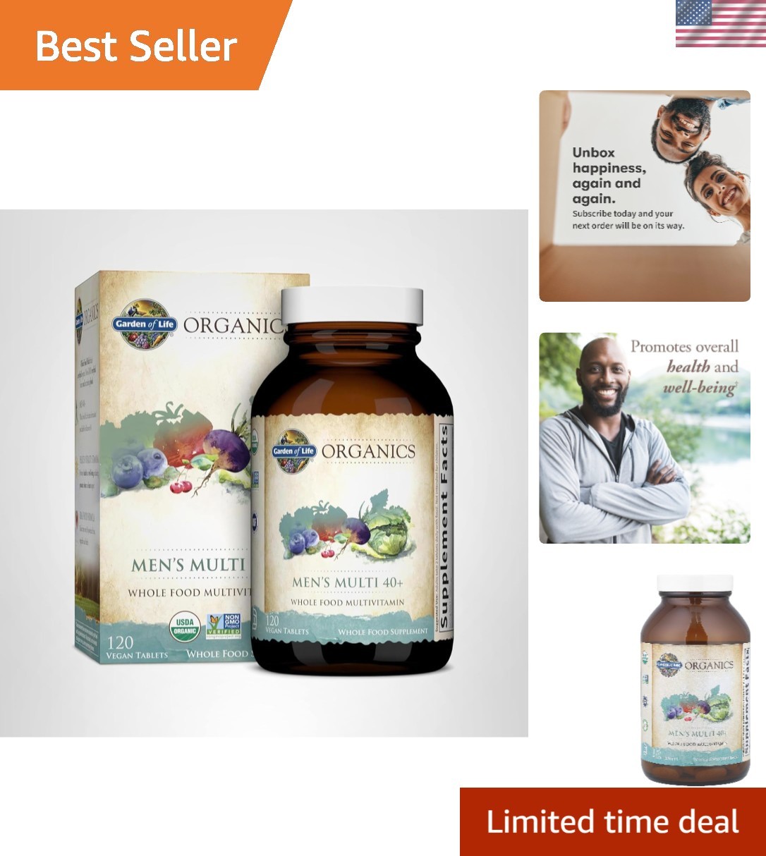 Whole Food Multivitamins for Men 40+