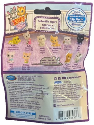 1 Bag—Kitty In My Pocket Series 2—Blind Bag Kitties Toys—New—SHIPS