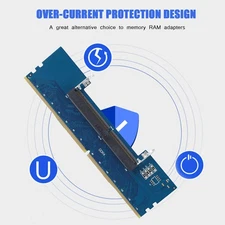 Professional Laptop DDR4 SODIMM To Desktop DIMM Memory RAM Connector Cards