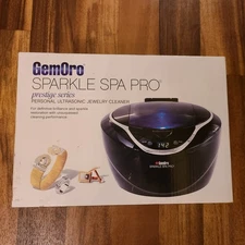 GemOro Sparkle Spa PRO Ultrasonic Jewelry Cleaner #1790 - NEW Open Box NOS
