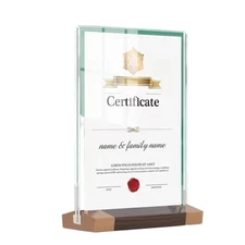 Wooden Picture Frame Rustic Wooden Certificates Frame Picture Frame With Current