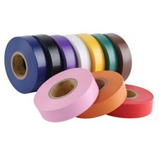 10-Pack Colored Electrical Tape Waterproof, 3/4 in x 66ft, Industrial Grade