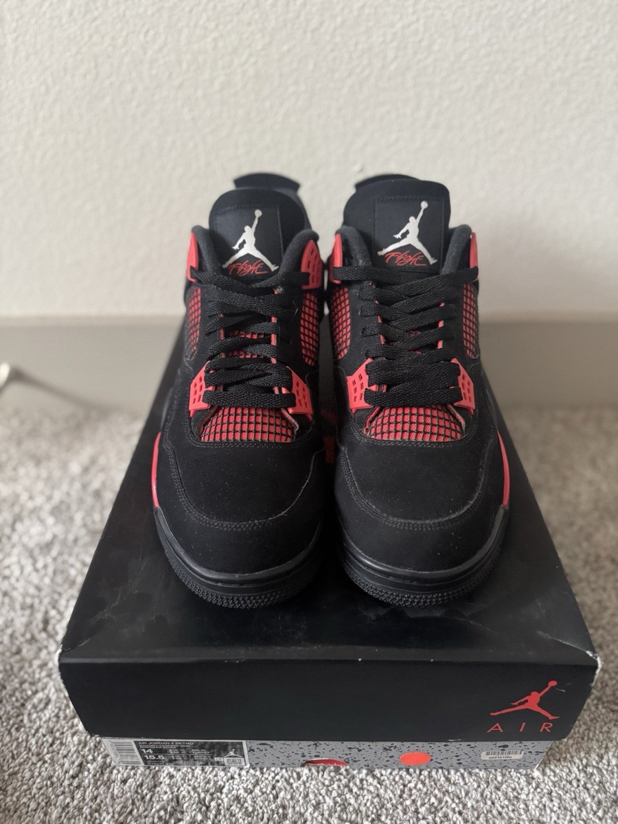Size 14 - Jordan 4 Retro Mid Red Thunder 195243538066| eBay display picture 2