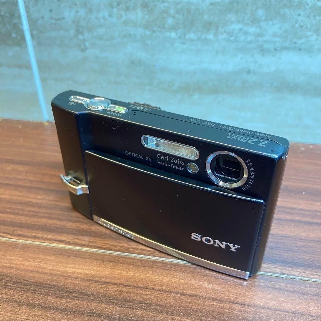 Sony Cyber-shot DSC-T50 Digital Camera Black Tested Excellent Condition