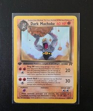 Pokémon Dunkles Machoke 40/82 Team Rocket 1. Edition Vintage WOTC Uncommon LP