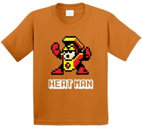 Heat Man Mega Man 2 Robot Enemy NES Video Game T Shirt
