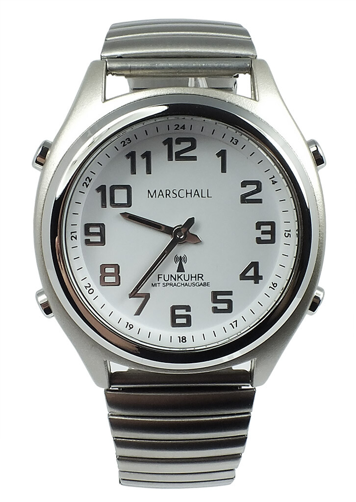 funkuhr mit sprachausgabe