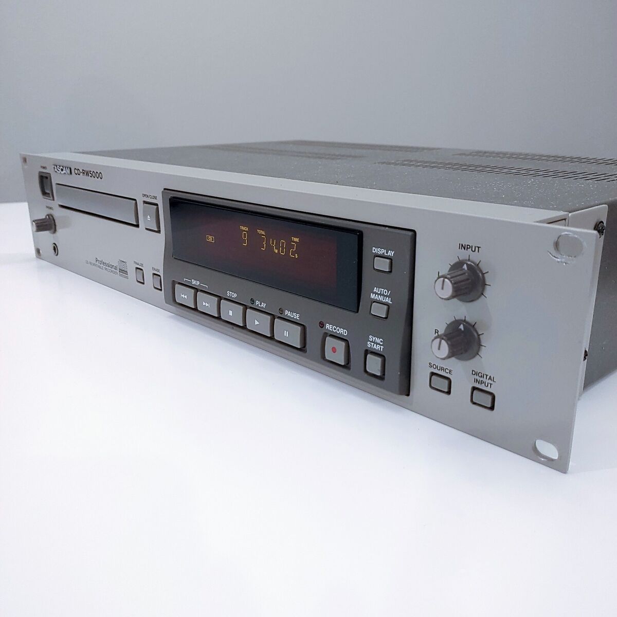 TASCAM CD-RW5000 Professional CD-R CD-RW Recorder W/ Printed