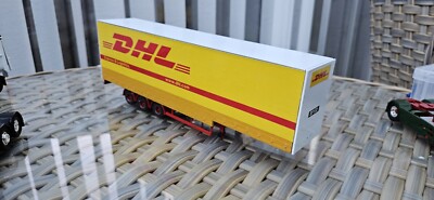 Corgi model truck 1:50 scale - CODE 3  DHL STEPFRAME TRAILER