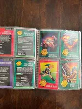 NINTENDO Super Power Club Challenge 72 Trading Cards in 18 Sleeve Binder