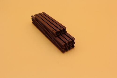 124016 HO- Scale-Gauge I beam load. 45' topped with 30' beams. Red Iron Oxide - Picture 4 of 6