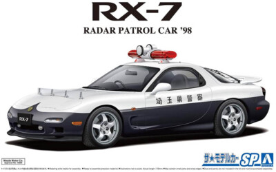 1998 Mazda RX-7 FD3S Radar Patrol Car 1:24 Model Kit Bausatz Aoshima 059227
