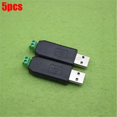 5Pcs Usb To RS485 485 Converter Adapter CH340G For WIN7/LINUX/XP/VISTA Ic New eq