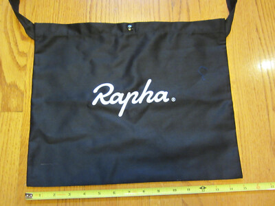 Rapha Musette Bag Bike Bicycle Racing Black NEW w/o TAGS