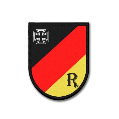 Patch Veteran Bundeswehr - Réserviste Armée Marine Luftwaffe - 75 Mm - Velcro - Motif #41233