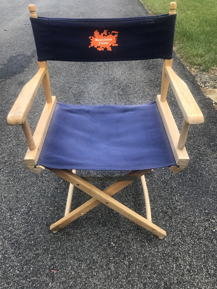 Vintage 90 s Nickelodeon Studios Directors Collapsible Wooden