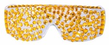 Party Glasses Fake Diamond Gold Lady - Bad Taste or Motto Party - Fun Accessory