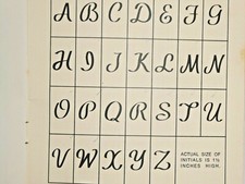 Singer Deluxe Monogrammer Cam and Placement Guide A-Z Buyers Choice