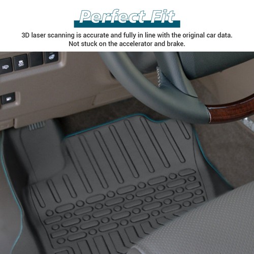 Car Floor Mats All-Weather For 2014-2022 Lexus GX460 & 2014-2023 Toyota 4Runner - Foto 7 di 10