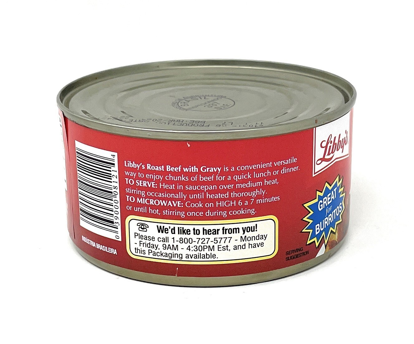 3 Pack Libby's Roast Beef Parboiled and Steam Roasted With Gravy