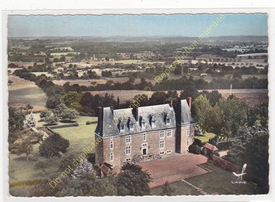 CPSM 72400 BOULLOIRE arische Ansicht Château des Loges Edit LAPIE